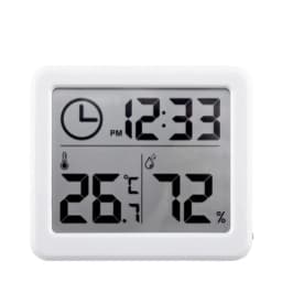 Digital Clock Desk Clock with Temperature Humidity Wall Clocks for Home Kitchen Office Desk Decorations NIDITON