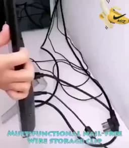 Cable Organizer Clips Cable Management Desktop & Workstation ABS Wire Manager Cord Holder USB Charging Data Line Bobbin Winder