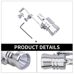 Universal Turbo Sound Simulator Whistle Car Exhaust Pipe Whistle Vehicle Sound Muffler S/M/L/Xl