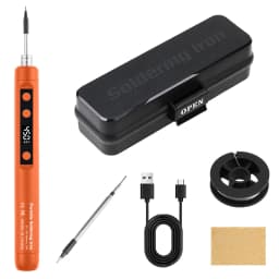 USB Soldering Iron Mini Small Soldering Iron Set Portable Household Type-C Interface 800mAh Battery Adjustable Temperature