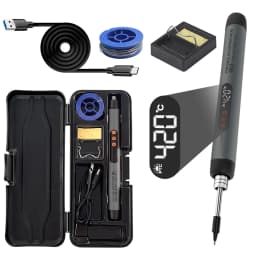 USB Soldering Iron Mini Small Soldering Iron Set Portable Household Type-C Interface 800mAh Battery Adjustable Temperature