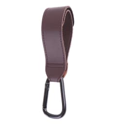 Baby Stroller Hook Fashion PU Leather Adjustable Pram Hook Cart Organizer Diaper Bag Hanger Children Boy Girl Travel Accessories