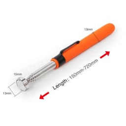 Extendable Pickup Rod Stick,Magnetic Picker Mini Portable Telescopic Magnetic Magnet Pen For Picking Up Screws Nut Bolt