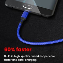 0.25M Short Cable Micro USB Cables Type C Data Cord Fast Charging Portable Wire for Power Bank iPhone 15 Samsung Android Phone