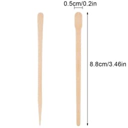 100PCS Woman Wooden Hair Removal Stick Disposable Depilation Spatula Wax Sticks Wood Face Eyebrows Waxing Spatula Beauty Tool