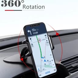 360 Rotatable Car Phone Holder Universal Cell Phone Stands Car Rack Dashboard Support for Auto Grip Mobile Phone Fixed Bracket