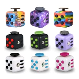 Solid Color Fidget Decompression Dice for Release Stress Autism Anxiety Relieve Adult Kids Stress Relief Anti-Stress Fingertip