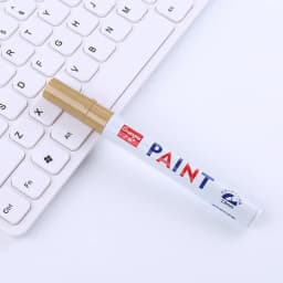 Car Paint Pen Waterproof Car Wheel Tire Oily Painting Mark Pen Auto Rubber Tyre Tread CD Metal Permanent Paint Marker