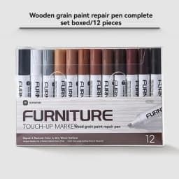 12 Colors Furniture Touch Up Kit Markers Amp Filler Sticks Wood Composite Grain Paint Repair Pen Scratches Restore Scratch Patch