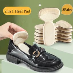 6pcs Heel Pads for Shoes Too Big Adjust Size Sponge Heel Protector Stickers High Heels Pain Relief Inserts Foot Insoles Women