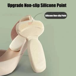 6pcs Heel Pads for Shoes Too Big Adjust Size Sponge Heel Protector Stickers High Heels Pain Relief Inserts Foot Insoles Women