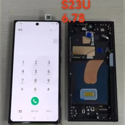 AMOLED Display For Samsung Galaxy S23 Ultra S918 LCD Display Digital Touch Screen Support Fingerprint S-Pen S918B S918B/DS