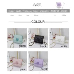 Lovely Heart Baby Girls Mini Shoulder Bags Kids Coin Purse Accessories Handbags Children's Square Messenger Bag