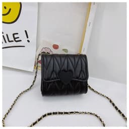 Lovely Heart Baby Girls Mini Shoulder Bags Kids Coin Purse Accessories Handbags Children's Square Messenger Bag
