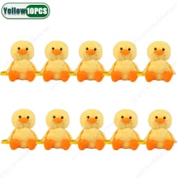 1-10PCS Small Yellow Duck Plush Bag 2024 New Cute Shoulder Bag Teenage Girls Traveling Backpack Hundreds of Animal Cartoon Bag