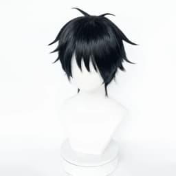 Monkey D. Luffy Cosplay Wig High Quality Anime Short Black Heat Resistant Synthetic Hair Party Hallowen Wigs