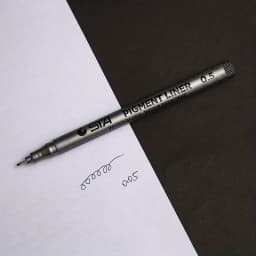 1pc Pigment Liner Pigma Micron Ink Marker Pen 0.05 0.1 0.2 0.3 0.4 0.5 0.6 Different Tip Black Fineliner Sketching Pens