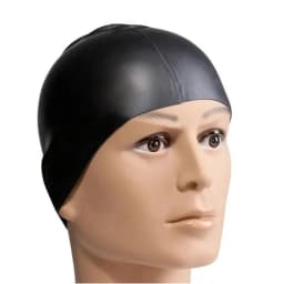 Waterproof Silicone Swim Caps Women Men High Elastic Flexible Protect Ears Hair Swimming Pool Hat for Adults Children Girls Boys