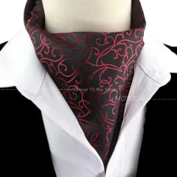 New Design Jacquard Paisley Cashew Cravat Formal Ascot Scrunch Self British Gentleman Scarf Polyester Tie Suit Accessories Gifts