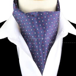 New Design Jacquard Paisley Cashew Cravat Formal Ascot Scrunch Self British Gentleman Scarf Polyester Tie Suit Accessories Gifts