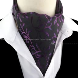New Design Jacquard Paisley Cashew Cravat Formal Ascot Scrunch Self British Gentleman Scarf Polyester Tie Suit Accessories Gifts