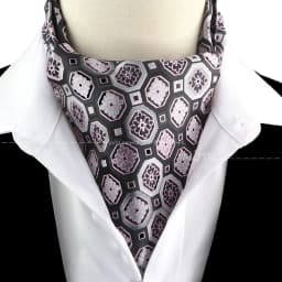 New Design Jacquard Paisley Cashew Cravat Formal Ascot Scrunch Self British Gentleman Scarf Polyester Tie Suit Accessories Gifts