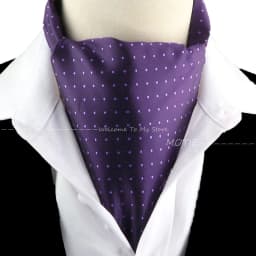 New Design Jacquard Paisley Cashew Cravat Formal Ascot Scrunch Self British Gentleman Scarf Polyester Tie Suit Accessories Gifts
