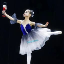 Child Long Ballet Dress Performance Clothing Girls Women Ballet Tutu Skirt Gymnastic Leotard Professional Belly Dance Costume