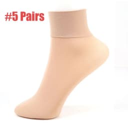 Solid-colored Ankle Socks Thick Short Stockings Wide Mouth Socks Autumn Winter Stockings Women's Clothing Apparel Accessories