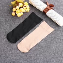 Solid-colored Ankle Socks Thick Short Stockings Wide Mouth Socks Autumn Winter Stockings Women's Clothing Apparel Accessories