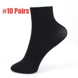 Solid-colored Ankle Socks Thick Short Stockings Wide Mouth Socks Autumn Winter Stockings Women's Clothing Apparel Accessories