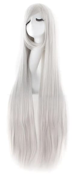 40" 100cm Long Straight Wig Anime Costume Wig Long Straight Cosplay Wig Party Heat Resistant Synthetic Hair Wigs