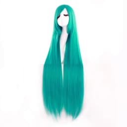 40" 100cm Long Straight Wig Anime Costume Wig Long Straight Cosplay Wig Party Heat Resistant Synthetic Hair Wigs
