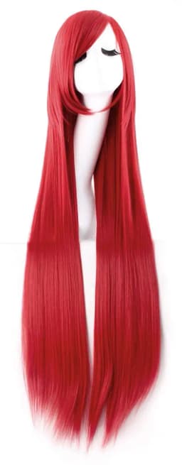 40" 100cm Long Straight Wig Anime Costume Wig Long Straight Cosplay Wig Party Heat Resistant Synthetic Hair Wigs