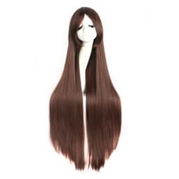 40" 100cm Long Straight Wig Anime Costume Wig Long Straight Cosplay Wig Party Heat Resistant Synthetic Hair Wigs