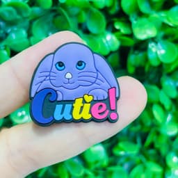13pcs Cartoon Rainbow Bear Rabbit Shoe Charms DIY Shoes Decoration Sandal Accessories Buckle for Kids Party Gift