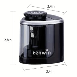 Electric Sharpener Assembly Desktop Automatic Pencil Sharpener Suitable To Pencils (6-8mm) for Students School Office Stationery