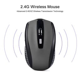 2.4G Wireless Mouse 2.4Ghz Gaming Mouse 6D Optical Wireless Mouse Slim Mini Noiseless Mice DPI1600 for Macbook PC Laptop