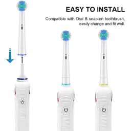 Replacement Toothbrush Heads Compatible with Oral B Professional Electric Brush Heads 1000 1500 3000 6000 7000 7500 8000