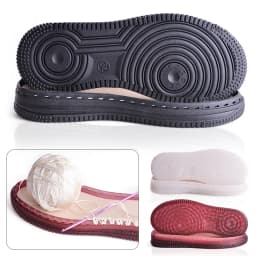 1 Pair Soft Rubber Soles Hand-woven Hook Line Soles Anti-slip Shoe Patch Durable Repair Replacement For Boot Shoes