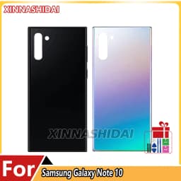 New Battery Back Cover For Samsung Galaxy Note10 N970 Battery Back Cover Housing Case Glass Panel Replacement Parts
