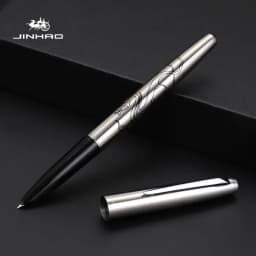 Jinhao 911 Fountain Pen Luxury All-Steel Elegant Calligraphy Ink Pens EF 0.38mm Nib Stationery Business Office School Supplies