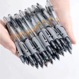 13/30pcs Retractable Gel Pens Set Black/Red/Blue Ink Ballpoint for Writing Refills Office Accessories School Supplies Stationery