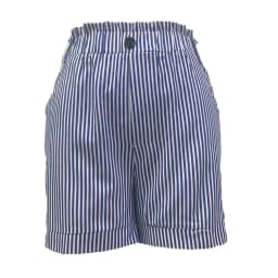New summer casual pocket striped casual shorts women's wear