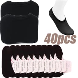 30pairs Invisible Short Socks Women Summer Thin Boat Socks Female Non-slip Seamless Ice Silk Ankle Sox High Heels Sock Slippers