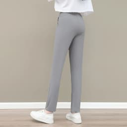 New Women'S Fashion Loose Summer Thin Ice Silk Pants Mom'S Casual High Waist Comfortable Versatile Sports 9-Point Trousers