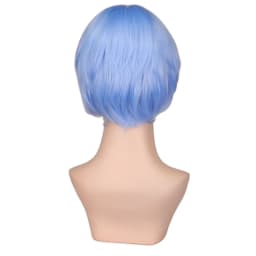 Ayanami Rei Cosplay Wig with Hair Eva Costume Wig Short Blue Anime Wig Ruri Asuka Ayanami Rei Wig Genesis Cosplay