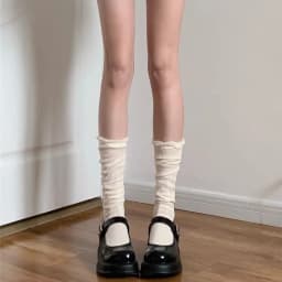 Women's Socks Spring Summer Harajuku Korea Fashion Breathable Sexy Fuzzy Beautiful Ballet Soft Harajuku Jk Knee Thin Socks