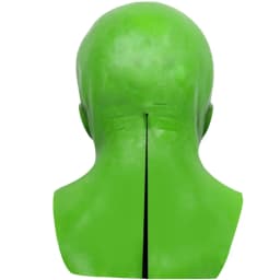 UFO Green Alien Masks Horror Alien Dress Up Halloween Costume Party Latex Headdress Funny Horror Costume Party Props for Adult