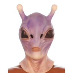 UFO Green Alien Masks Horror Alien Dress Up Halloween Costume Party Latex Headdress Funny Horror Costume Party Props for Adult
